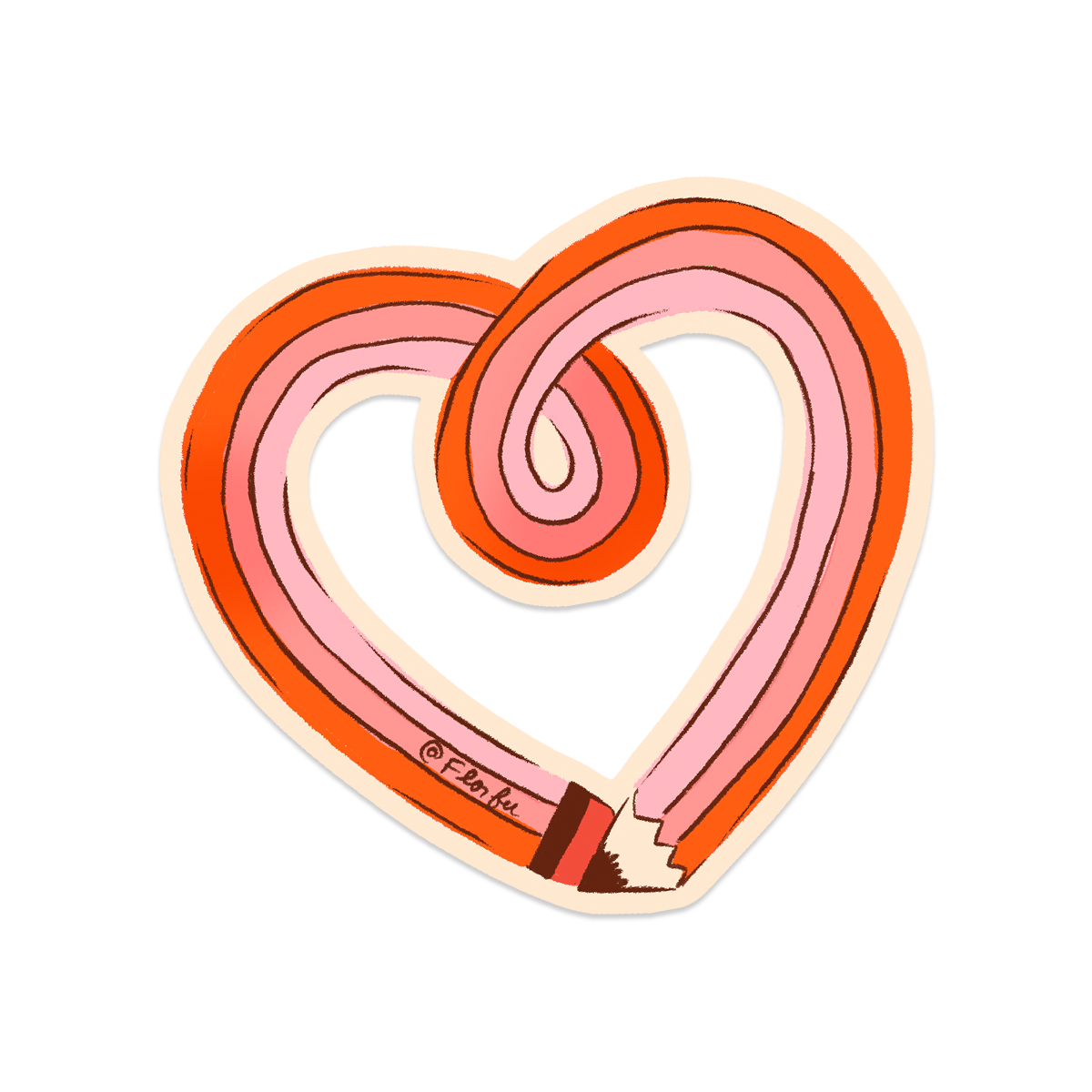Illustrators Heart - Pink