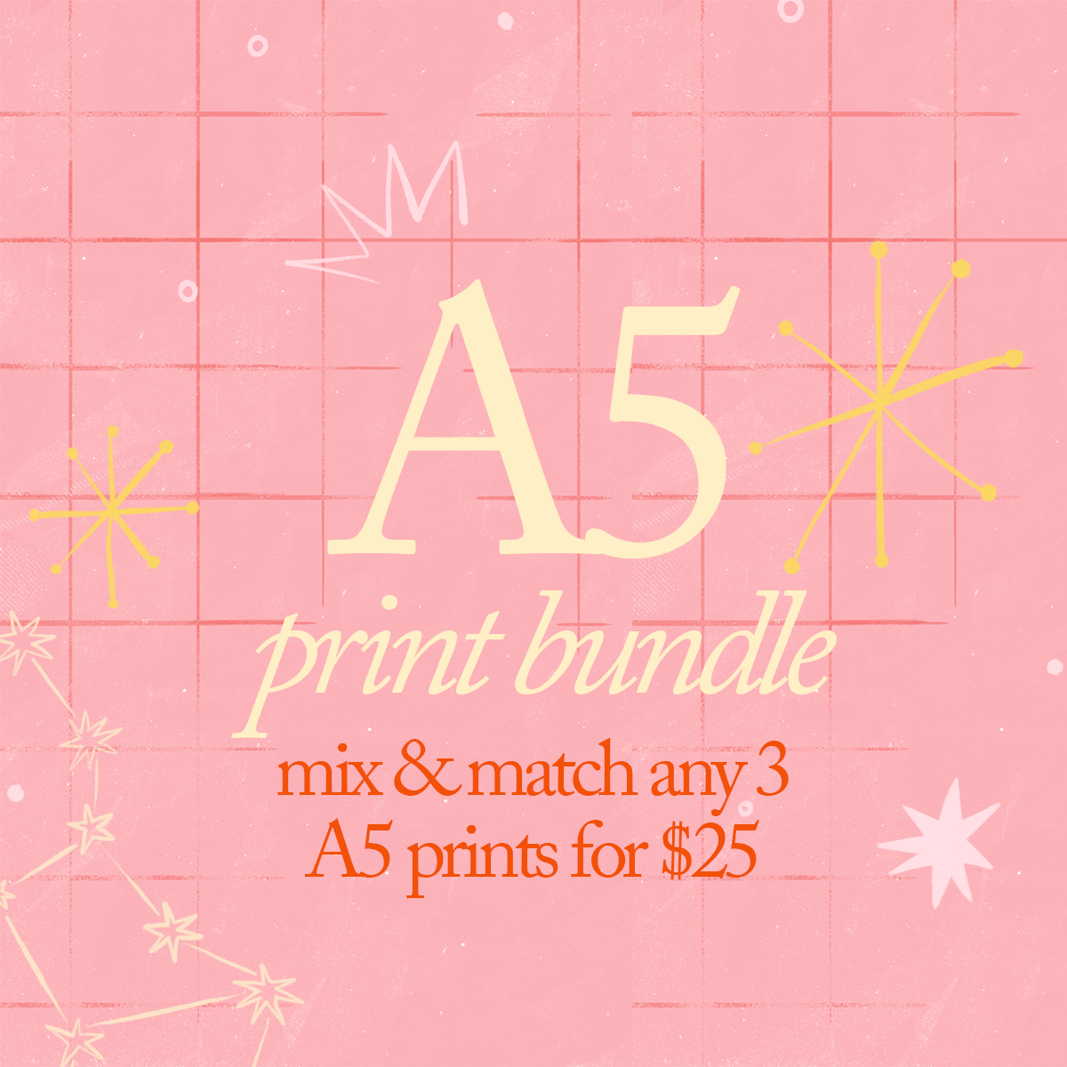 A5 Prints x 3