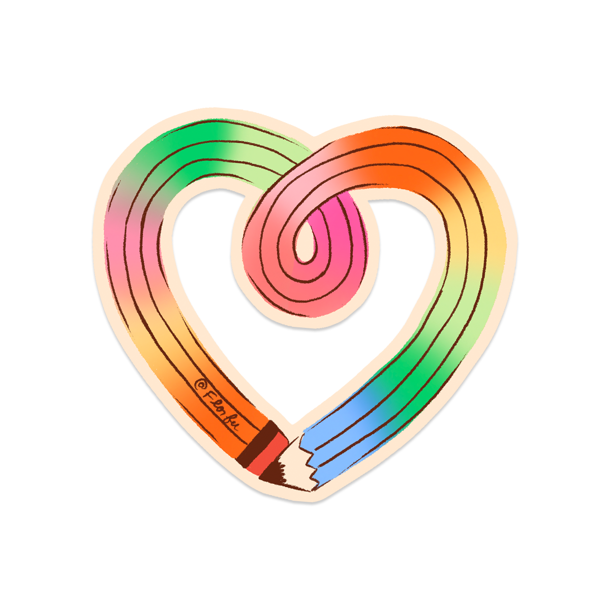 Illustrators Heart - Multicolour