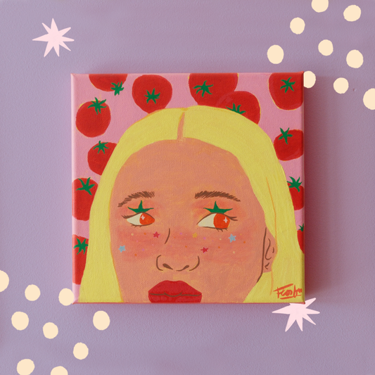 Tomato Girl - Acrylic on Canvas